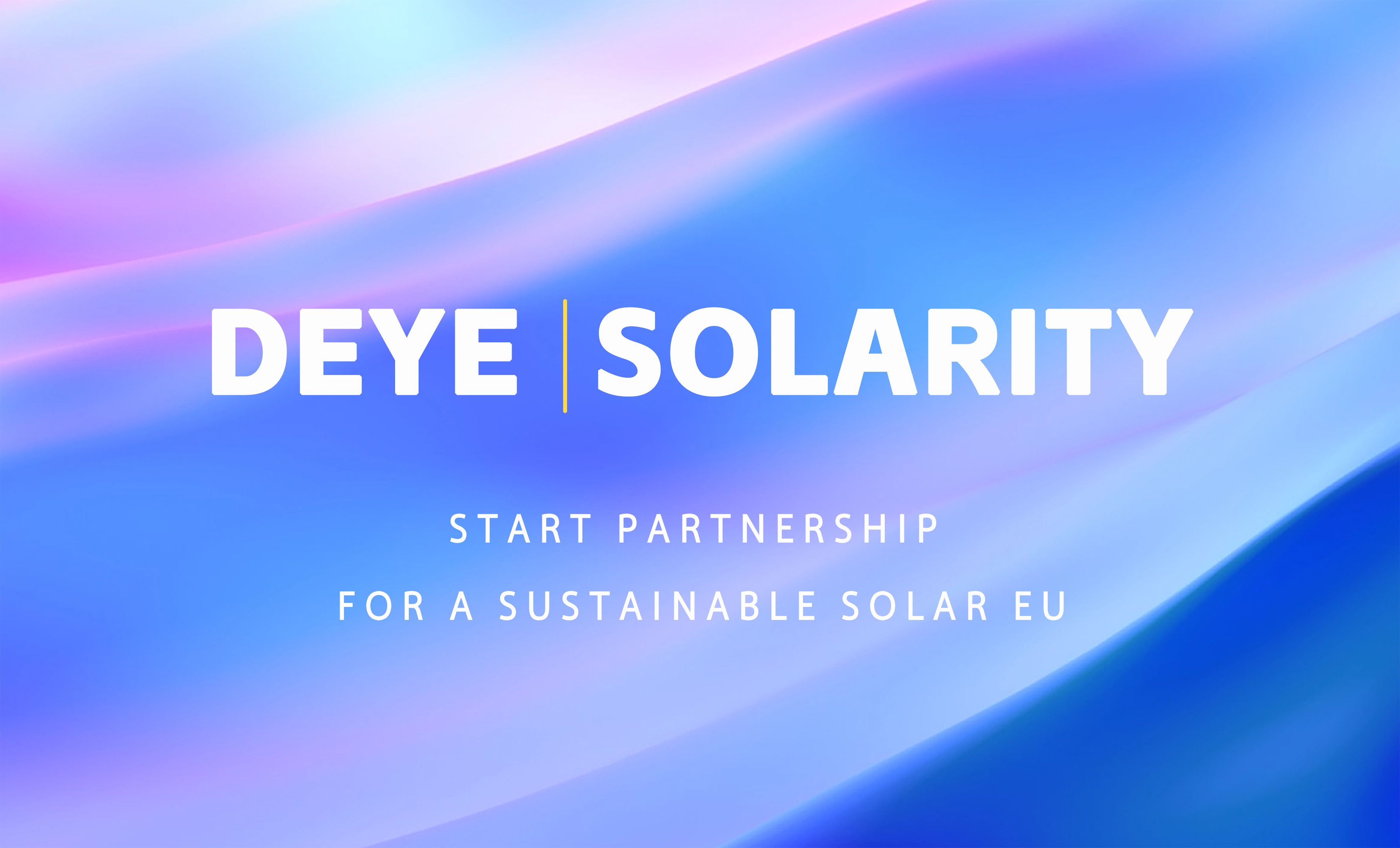Deye & Solarity: Rozpocznij partnerstwo dla zrównoważonej UE